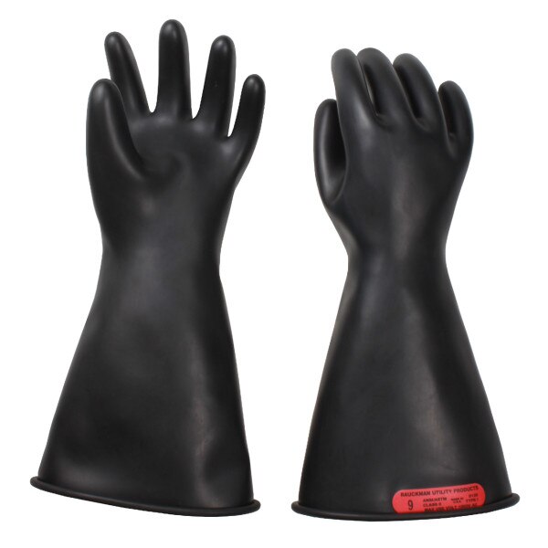 Enespro Class 0 Rubber Voltage 14-inch Gloves in Black